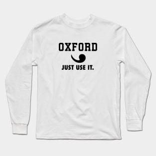 Oxford Comma Sportswear III Long Sleeve T-Shirt